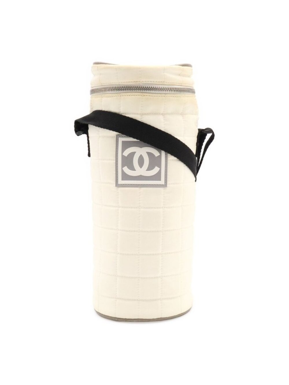 Chanel Sports Line CC Logo Bottle Case Drink Holder Tube Shoulder Bag